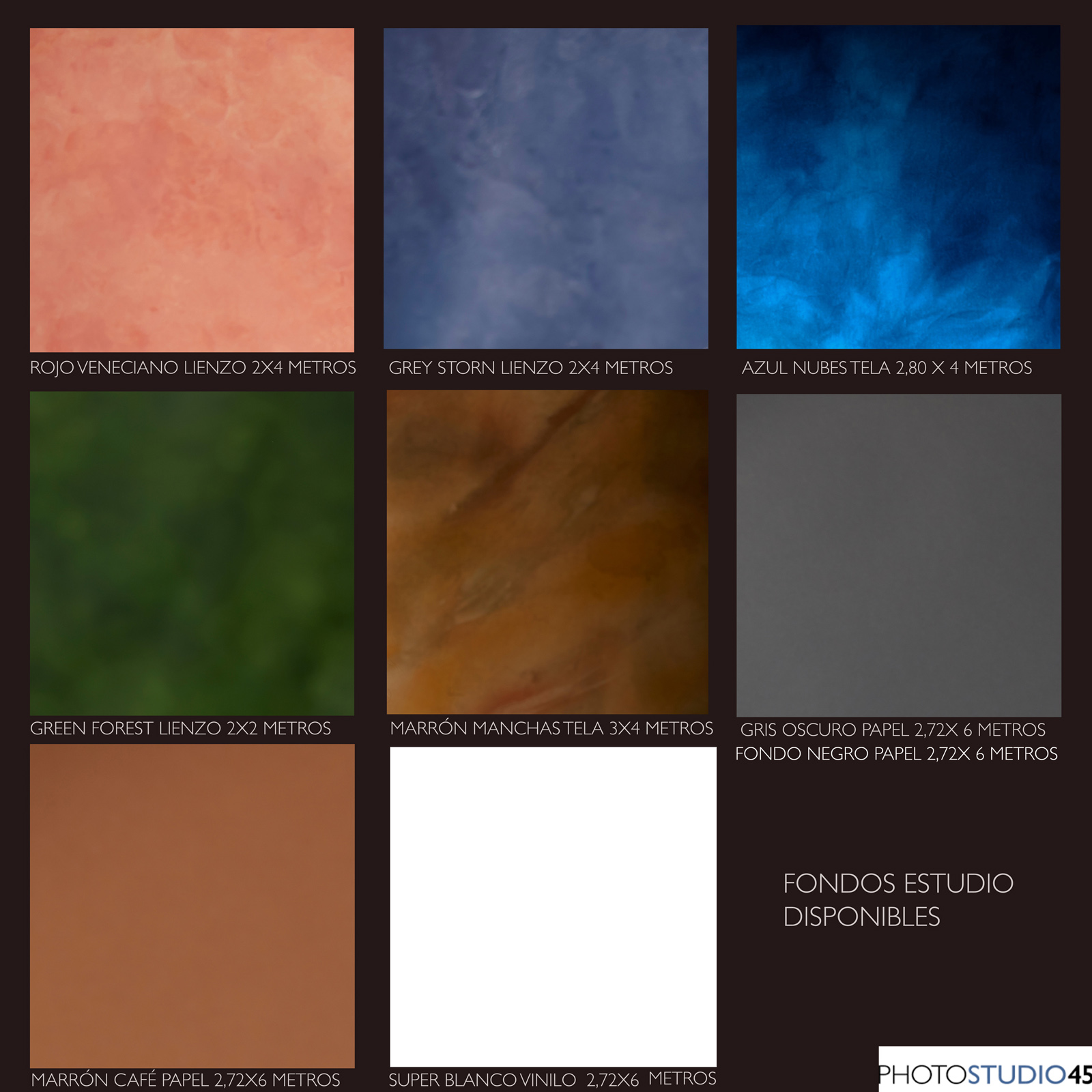Fondos estudio photostudio fotografía